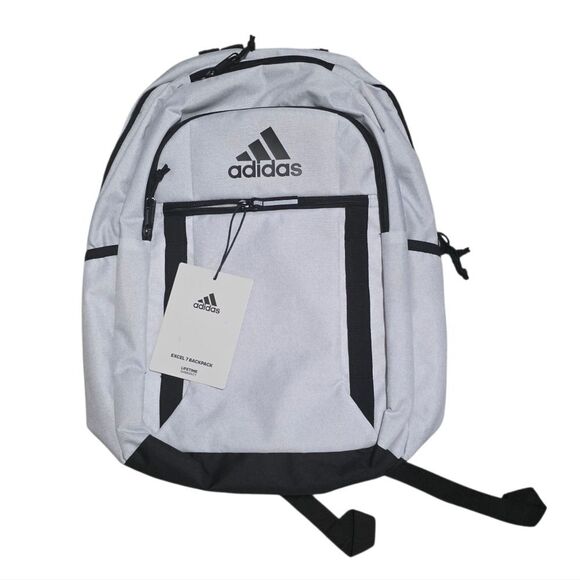Adidas Gray and Black Backpack Excel 7 with Modern Design - Picture 1 of 7